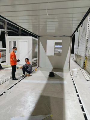 Home Office 20 Ft 40 Ft Prefab Building Mini vouwbaar mobiel draagbaar huis met keuken op maat