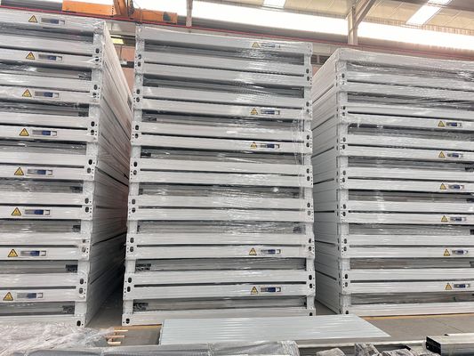 Hoog dak waterdicht container huis voor magazijn 4 slaapkamers luxe flat pack kleine villa huis