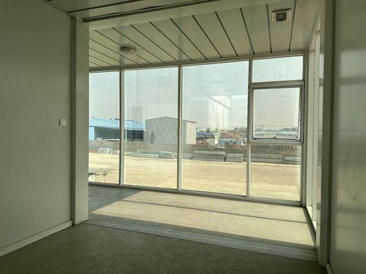 Hoog dak waterdicht container huis voor magazijn 4 slaapkamers luxe flat pack kleine villa huis
