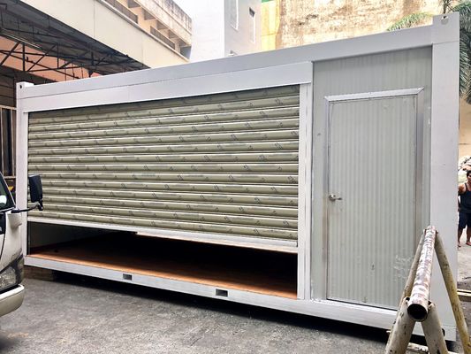 Op maat gemaakte kleur Luxe Houten Huis Prefab Hotel 3 Kamers en 4 Slaapkamers 20 ft Huis Kit Prefab Flat Pack Container Huis