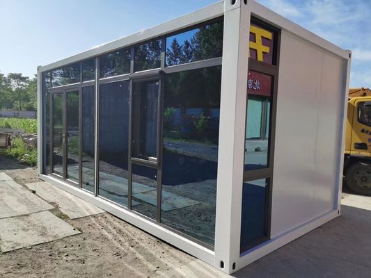 Op maat gemaakte kleur Luxe Houten Huis Prefab Hotel 3 Kamers en 4 Slaapkamers 20 ft Huis Kit Prefab Flat Pack Container Huis