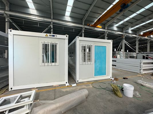 15-30 jaar levensduur Modern 20ft vouwbaar containerhuis multifunctie en orkaanbestendige voor prefabricated huizen