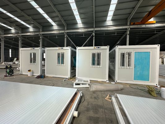 15-30 jaar levensduur Modern 20ft vouwbaar containerhuis multifunctie en orkaanbestendige voor prefabricated huizen