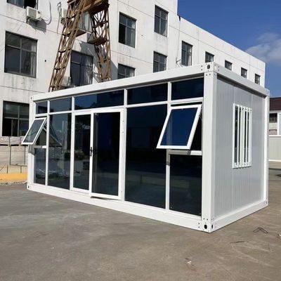 Multifunctioneel afneembare containerhuis villa met snelle installatie en gegalvaniseerde staalframe structuur