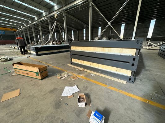 40ft 20ft Fast Install Flat Pack Storage Container voor kantoor High Wind Rating Container Huis Huizen in Wit