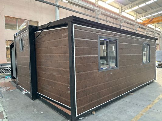15-30 jaar levensduur Draagbare thermische isolatie Opvouwbare uitbreidbare staalcontainer Woonkamer Mobiele woning met ademend