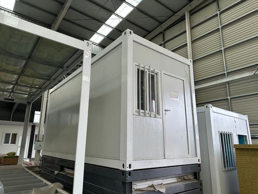 Snel samenstellen Vlak pak Container huis Villa met dikke structuur en gegalvaniseerd staal frame