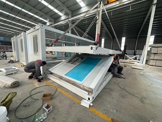 Gepersonaliseerde kleur Brandbestendige vouwcontainerhuis met multifunctie