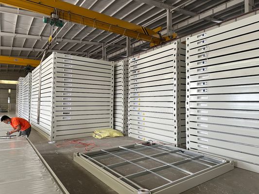 Goed snel installeren Draagbaar Huis Kantoor Container Huis met broodje paneel en aangepast
