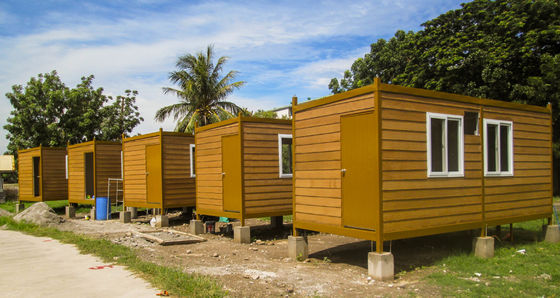 Containerhuis met een op maat gemaakte vierkant en een gemakkelijke installatie