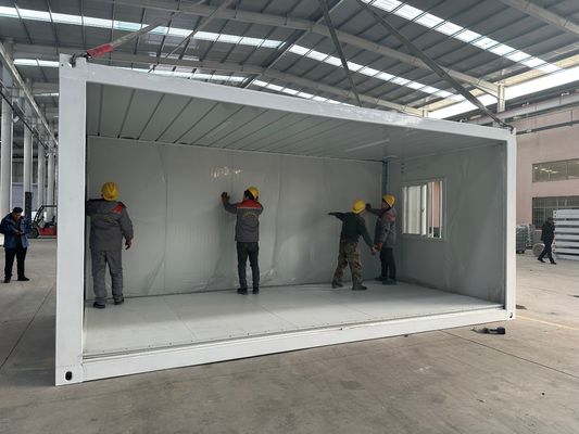 Op maat gemaakte kleurvouwbare containerhuis Luxe modulair klein geprefabriceerd modulair huis