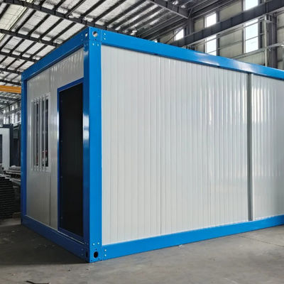 Broken Bridge Aluminium Door Flat Pack 20ft 40ft Container Homes Steel Frame Prefab Container House met gemakkelijk te installeren voordeel