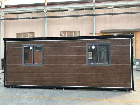 20ft uitbreidbaar Containerhuis met keuken Modern ontwerp Volledig ingericht 2 slaapkamers Draagbaar wonen van aangepast