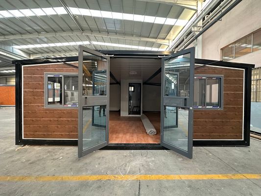 Buitenvriendelijk Hoogwaardig 40ft prefab vouwbaar containerhuis voor appartement in moderne ontwerpstijl