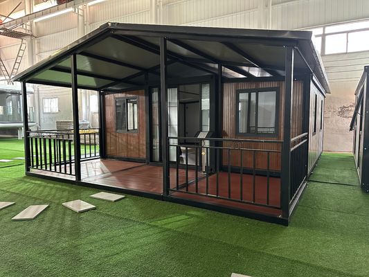 Buitenvriendelijk Hoogwaardig 40ft prefab vouwbaar containerhuis voor appartement in moderne ontwerpstijl
