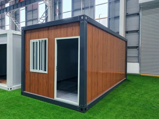 Veiligheidsdeur Buiten Modulair Containerhuis met aangepaste kleur en waterdicht dak
