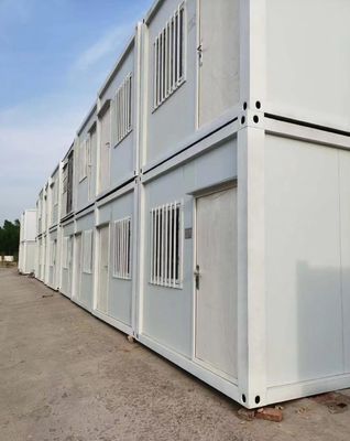 Draagbare mobiele woning Prefabricated Office Container Huizen Flat Pack Container Huis met badkamer Vinnige installatie Voordeel