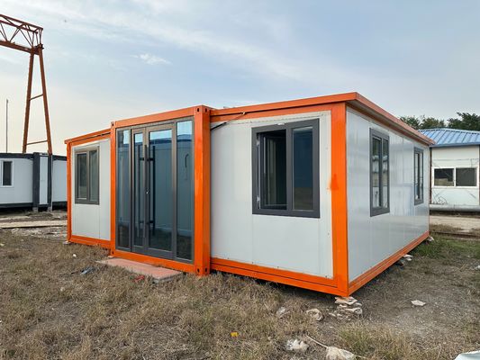 20ft 40ft licht staal prefab uitbreidbaar container huis draagbaar mobiel huis waterdicht voor boerderij woonruimte optie