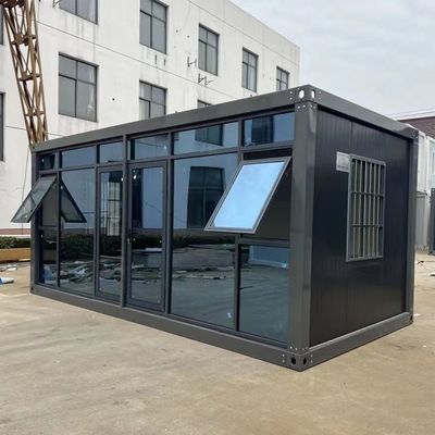 Modulaire luxecontainer restaurant gegalvaniseerd stalen prefab huis container frame