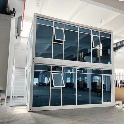 Afneembare containerhuis in postmoderne ontwerpstijl en concurrerend met ademende kenmerken
