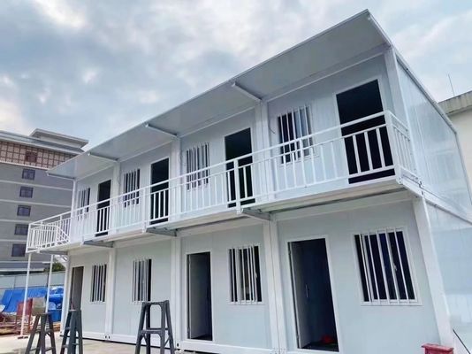 Afneembare containerhuis in postmoderne ontwerpstijl en concurrerend met ademende kenmerken