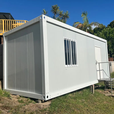 Afneembare 2 verdiepingen hotelcontainerhuis met sandwichpaneel en stalen frame