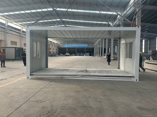 Standaarddikte Twee verdiepingen Containerhuis 40 voet Containerhuis Voorgefabriceerd Opvouwbaar Voorgefabriceerd Klein Huis
