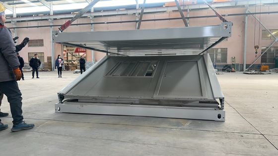 Standaarddikte Twee verdiepingen Containerhuis 40 voet Containerhuis Voorgefabriceerd Opvouwbaar Voorgefabriceerd Klein Huis