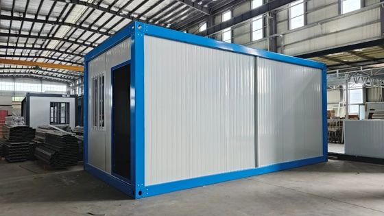 Afneembare geprefabriceerde mini-huis met aangepast wandmateriaal 50 mm EPS / Rockwool en gemakkelijke montage