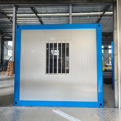 Afneembare geprefabriceerde mini-huis met aangepast wandmateriaal 50 mm EPS / Rockwool en gemakkelijke montage