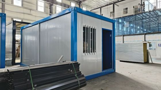 Afneembare geprefabriceerde mini-huis met aangepast wandmateriaal 50 mm EPS / Rockwool en gemakkelijke montage