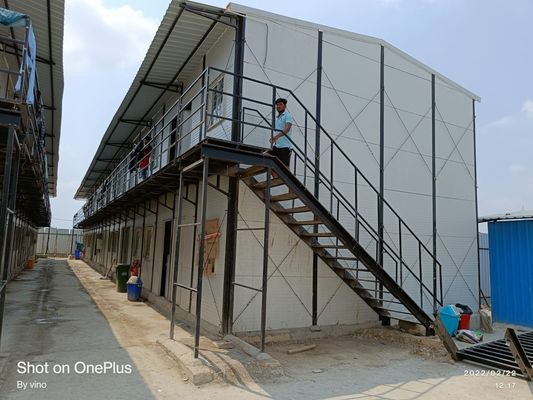 Snel industriële sandwich paneel slaapkamer lay-out met professionele architect tekening Direct prefab huis