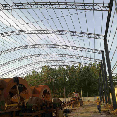 Vaste H-vormige stalen balk aangepast stalen frame hangar werkplaats magazijn met waterdichte en orkaandichte eigenschappen