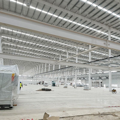Decoiling Service Staalconstructiegebouw met geprefabriceerde modulaire behuizingen en eenvoudige installatie