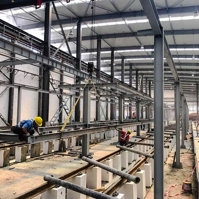 Directe levering Gemakkelijk te installeren Staalwerkplaats Staal deuren bouwen magazijn geprefabriceerd magazijn staal structuur gebouw