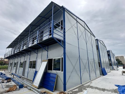 Vervaardiging Houten vloer Prefabricated House Villa in Panama voor Werkplaats Warehouse Constructie Office Custom
