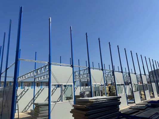 Internationale prefab huis villa met 50/75/100mm Wave Sandwich Panel muren en groene huizen in Trinidad en Tobago