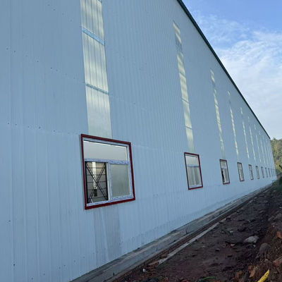 Snel bouwen Prefabricated Warehouse Steel Structure Building Steel Workshop Bouwen met aluminiumlegeringsvenster door bron