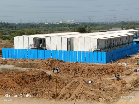 Op maat gemaakte prefab huizen vervaardigd in kassen en lichtstaal structuur frame voor de markt van Bangladesh