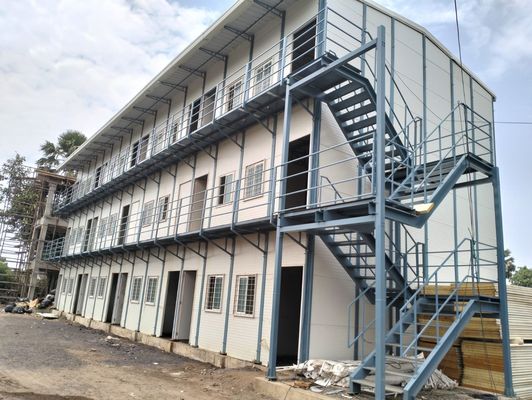 Prefab huizen met badkamer sandwichpaneel ontwerp mediterrane stijl 4 slaapkamers luxe huizen in Puerto Rico