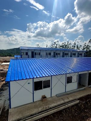 Sandwichpaneel en licht staal frame prefab huis voor modern luxe wonen