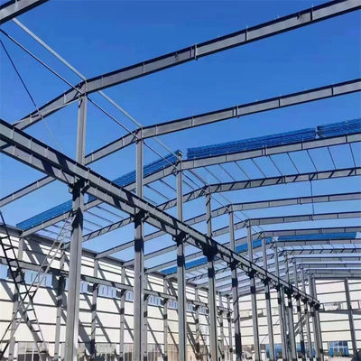 Vinnige installatie Voordeel Staalstructuur Warehouse Workshop Grote span Prefabricatie Workshop
