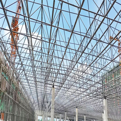 Vinnige installatie Voordeel Staalstructuur Warehouse Workshop Grote span Prefabricatie Workshop