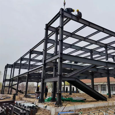 Staalconstructie Grote opslagplaats Staalgebouwen Werkplaats Geprefabriceerde opslagplaats voor installaties met concurrerende ROND