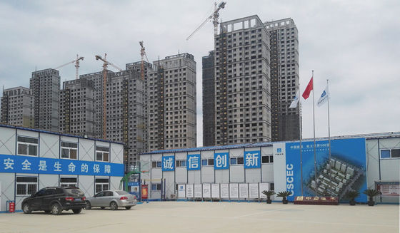 Luxe prefab huizen met 3 slaapkamers en woonkamer