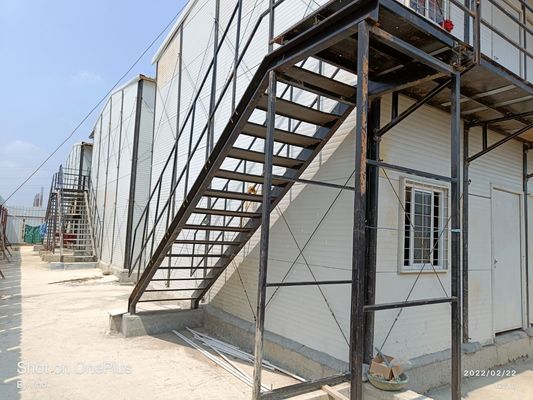 Luxe prefab huizen met 3 slaapkamers en woonkamer