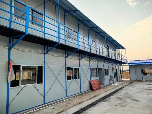 Groentehuizen Kleine woning Voorafgebouwde mobiele woning met 50/75/100mm Wave Sandwich Panel