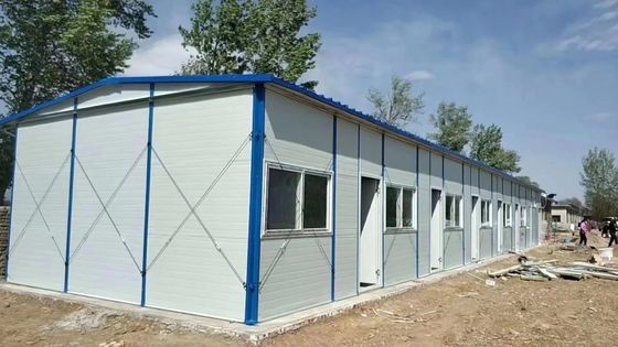 Groentehuizen Kleine woning Voorafgebouwde mobiele woning met 50/75/100mm Wave Sandwich Panel