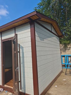 Groentehuizen Kleine woning Voorafgebouwde mobiele woning met 50/75/100mm Wave Sandwich Panel