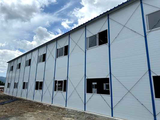 20FT/40FT op maat gemaakte voorgefabriceerde sandwichpanelen voor werkplaats